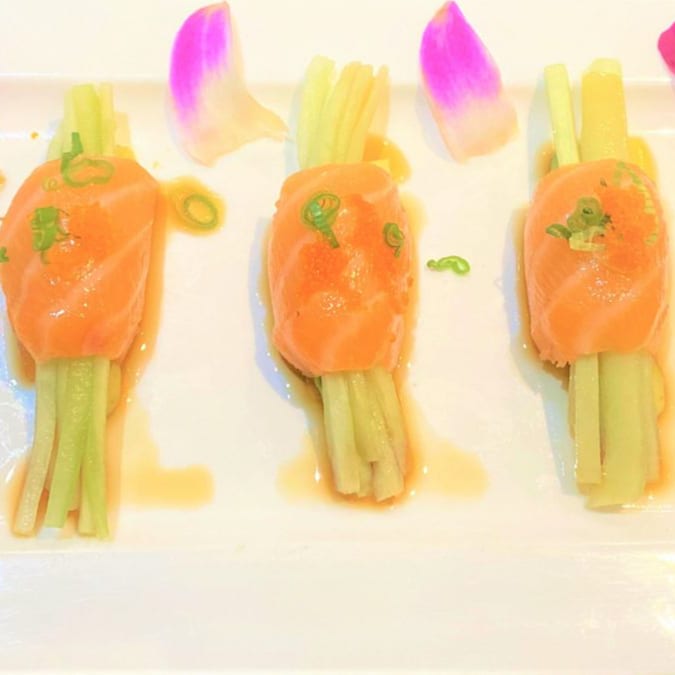 Salmon Flowers.