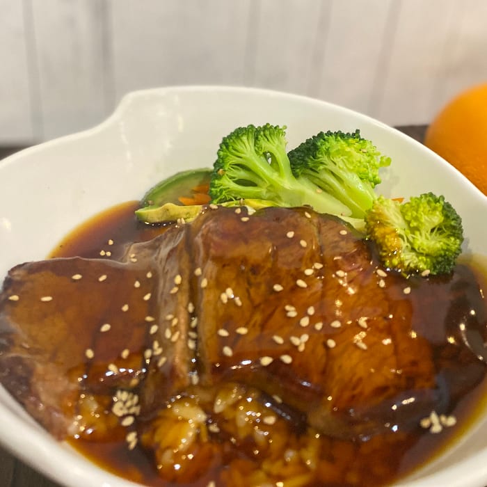 Steak Teriyaki (L).