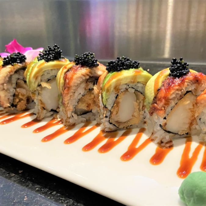 Eel Scallop Roll.